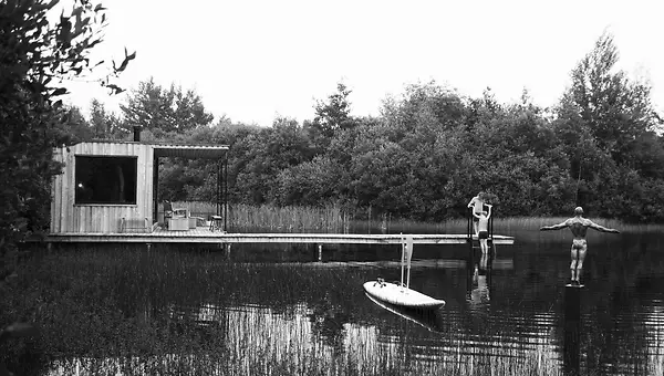 Sauna on the pond Sauna on the pond